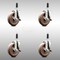 Service Caster 5 Inch 316SS High Temp Glass Filled Nylon 7/8 Inch Stem Caster Set Brake SCC SCC-SS316EX20S514-GFNSHT-TLB-78-4 - alternate 2